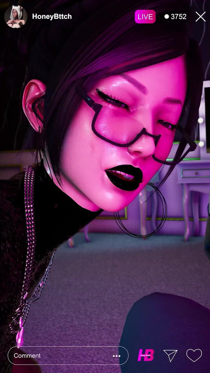 Honey Bttch: Ehefrau erwischt beim betrügen im live-stream mit riesigem schwanz