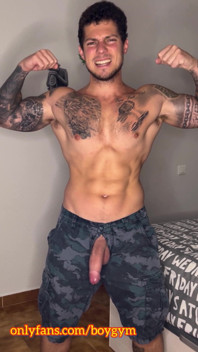 My Big Cock Cums with Military Outfit!