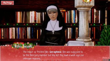 Cumming Gaming: Unlimited Christmas [Xmas hentai pornplay] Ep.4 Slutty nun shows her huge...