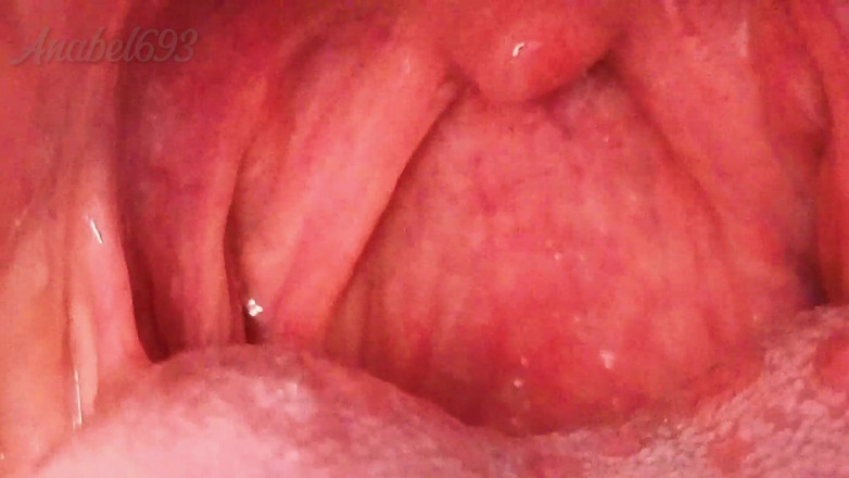 anabel693: Mundfetisch-Uvula nah Ich verschlucke mich an einem harten BBC