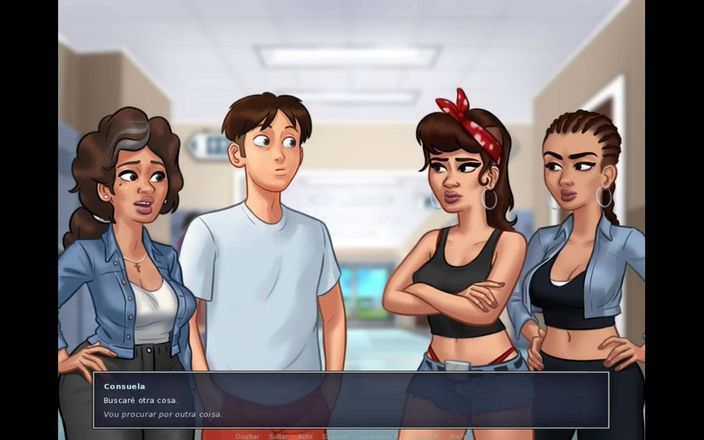 HotSummer117: Summertime Saga Cap 79 - recepcjonistka szpitalna daje mi loda