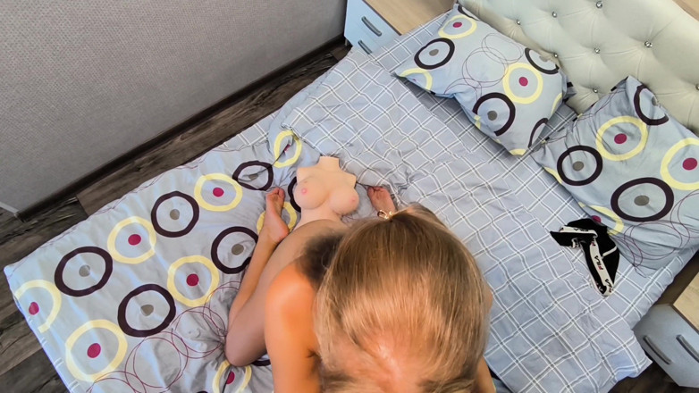 S-Wife Katy: My Stepmom Caught Me Fucking Her Favorite Doll, and Offered...