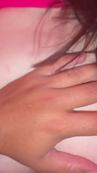 Down, Give My Roommate a Little Help After Finding Her Playing with Her Pink Pussy