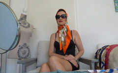 Lady Victoria Valente: Satin Shawl Fitting Studio: 7 nových šátků v šátku