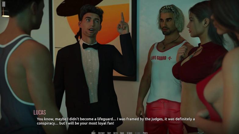 3D Cartoon Porn: Dominos Beach 22 - Nikki zve Johna na její půlnoční párty po...