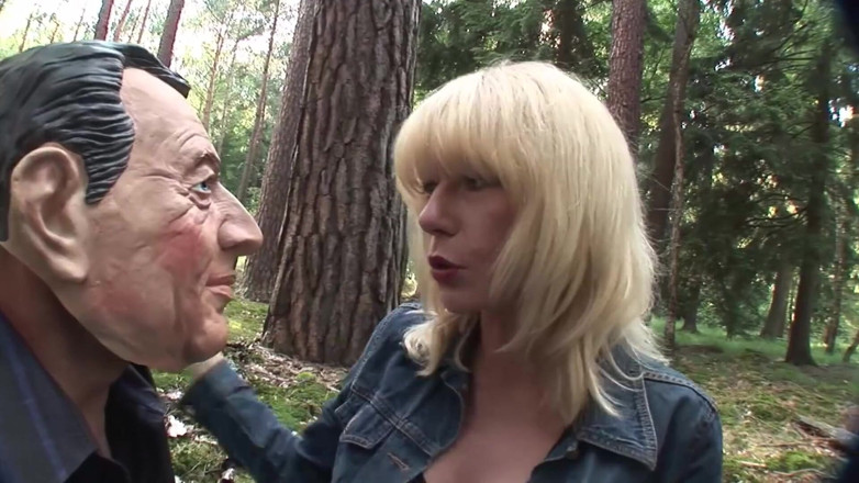 German amateur - 100% German hardcore videos: Amazing blonde milf gets anally fucked outdoors