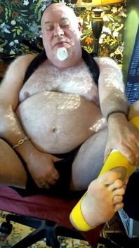 Beardaddychub web kamerasına boşalıyor