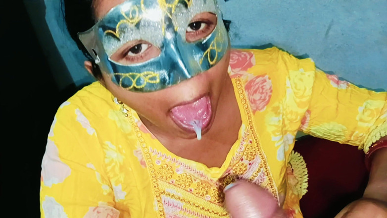 Sexy_girl_nehu: Horny Neha Bhabhi Sucking Nonstop Big Dick for Cumshot in...
