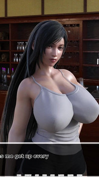 Tifas mörka himmel 1 - spel intro och moln som gör sex med Tifa i doggy styl