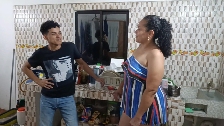 Jovencandelita: The Neighbor Came Over for Sugar and Ended up Sucking...