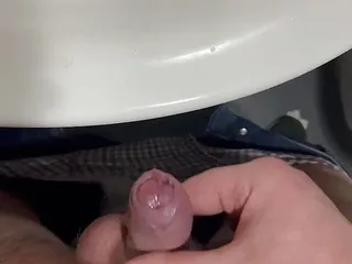 Young cum: Big Russian Cock Masturbates His Beautiful Cock Close Up