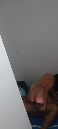 My Cuckold Hubby Films From the Windows How His Friend Fucks Me