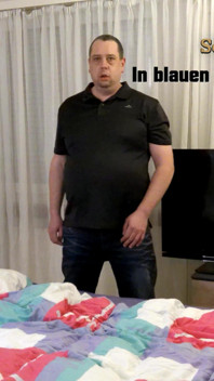 Софткор в Блауэн-Джинсах в Schlafzimmer