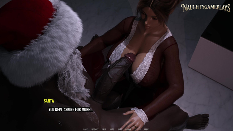 Naughty gameplays: Темное Рождество Ariana 2, часть 04, от Sieglinnde - неверная жена трахается с огромным большим черным членом