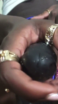 Ebony Teen Princess Strapon Sucking Instruction for White Humiliation Slaves