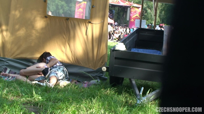 Czech Snooper: Czech Snooper 6: Festival Scandal - Two Hot Women Put on a...