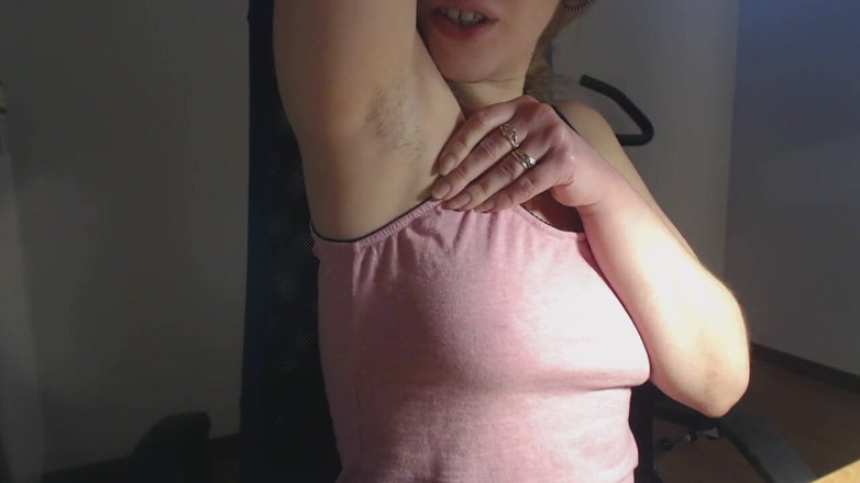 RavenBigAss: Lick and sniff my armpits after sport, with hair regrowth 10...