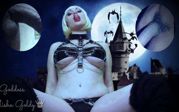 Goddess Misha Goldy: Rosnące uzależnienie od BBC! Jesteś uzależniony od ssania BBC! (Wersja hallowen)