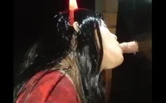 Caliente Diablita En Gloryhole