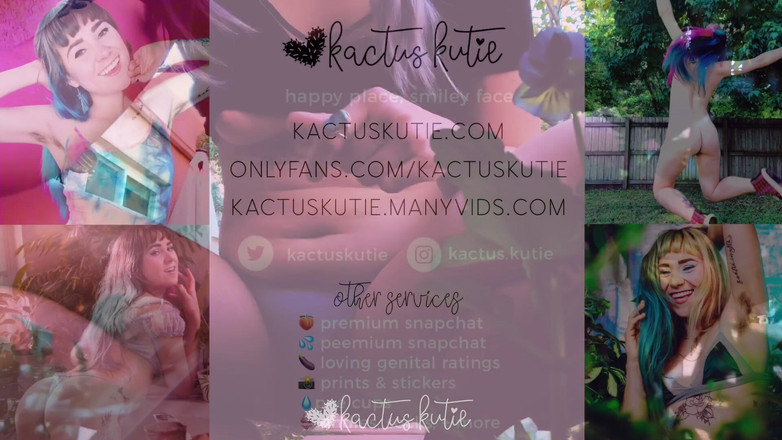 kactus kutie: Orgasm Through the Flowers