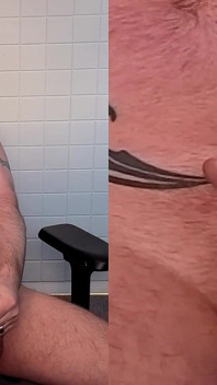 Straight Hunk Gets Naked, Jerks off and Cums on Cam