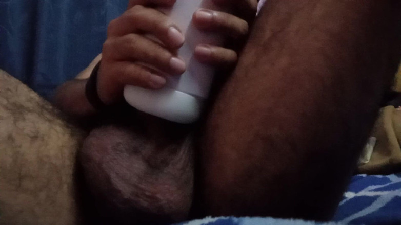 cry_santos: Tied up with a Sex Toy, Ejaculating 3 Times Nonstop.