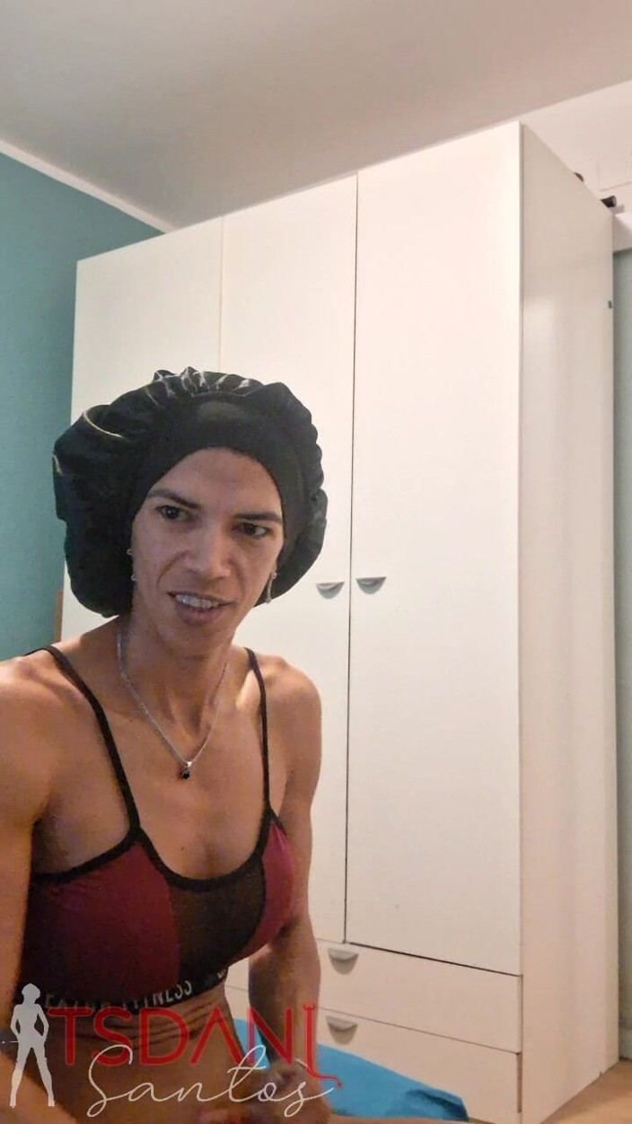 Tsdanisantos1: Oh, It's so Hot, I'm Going to Take My Dick...