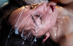 BukkakeOrgy: Její první drsná bukkake šukací párty orgie