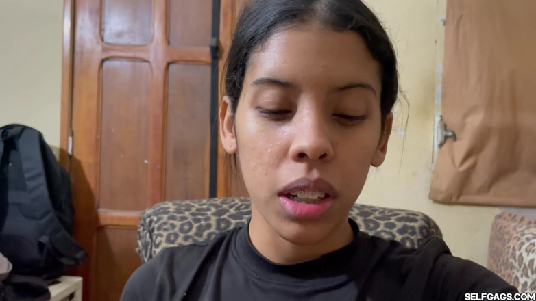 Selfgags femdom bondage: Diana's Footjob Tutorial: Gagged Boy, Ruined Orgasm