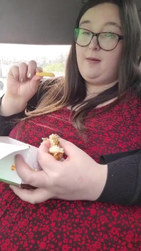 Letztes stück von Burger King