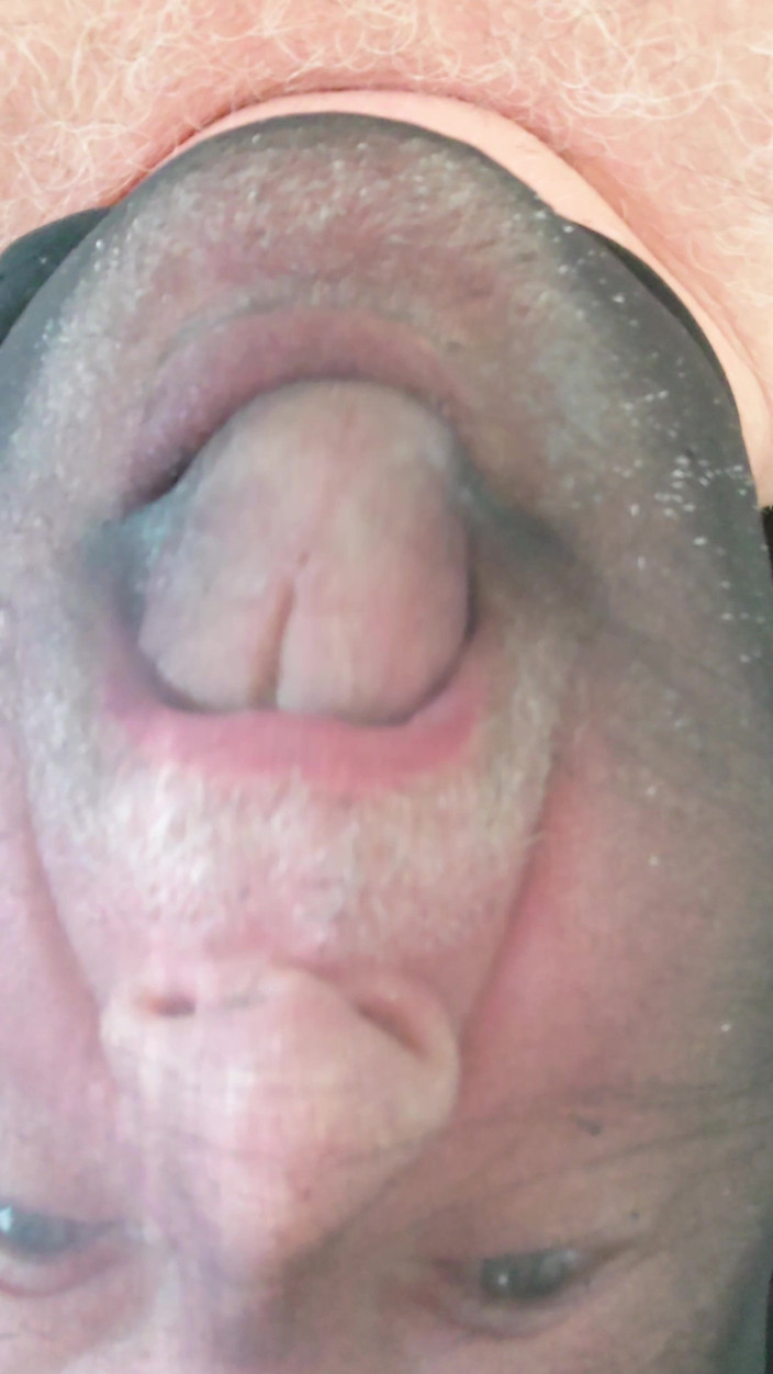 NylonFace: Horny Wanking with Pantyhose as a Mask