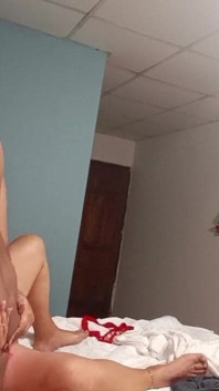 Filling the Neighbor's Pussy with Milk Missionary Style
