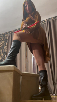 Bow in Hand, Thong on Ass, and No Mercy