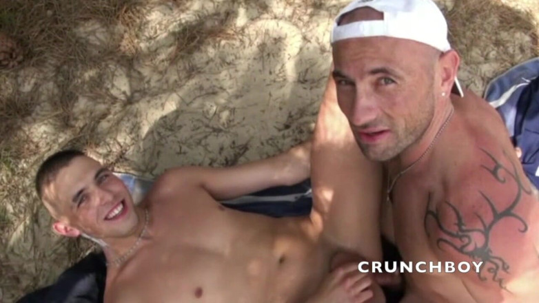 EXHIB BOYS: フランスのまっすぐな犯さのビーチ
