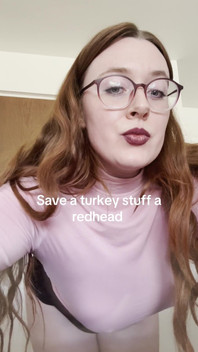 Save a Turkey Stuff a Redhead Happy Thanksgiving