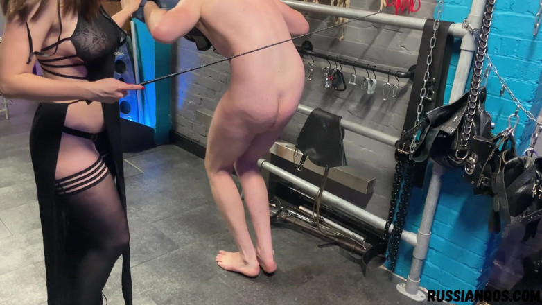 RussianQOS: तुम्हारी मालकिन के साथ एक सत्र- बर्बाद चरमसुख सफाई