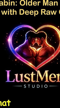Engelska ljud gay sexhistoria - snöbunden stuga äldre man värmer upp ung tapp med djup rå kuk - del 4