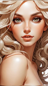 Brilhonder Comic Style Nude Elf Girl Slideshow - Sexy Ai Fantasy Elf Pussy &tetas