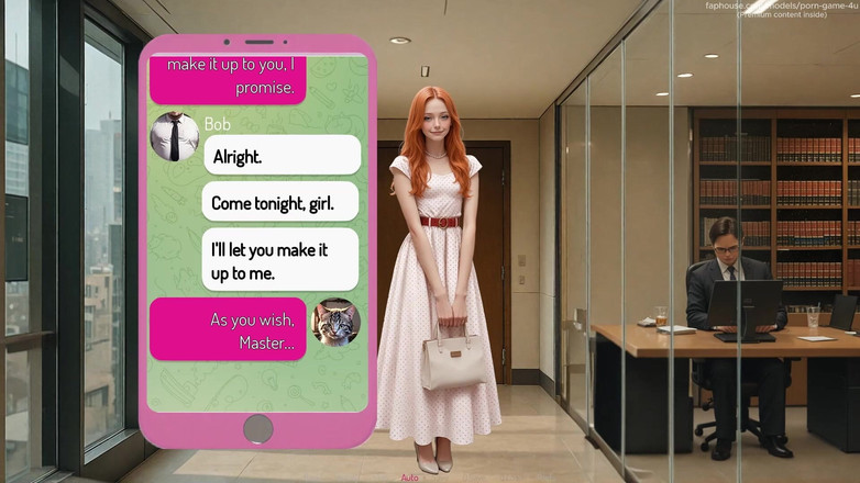 PORNGAME4U: 出轨妻子的秘密忏悔：我对我的老主人上瘾了 - mila ai - addont - 由色情游戏4u
