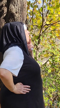 Röker gravid nunna
