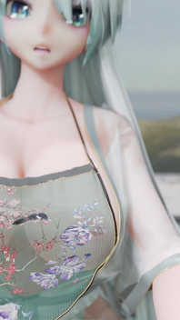 Yan He Luo Tianyi Sent Mingyue to the Elegant Hanfu Striptease of the Double