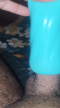 Spit Lubed New Masturbation Toy - Got Hard & Jerked off Hard