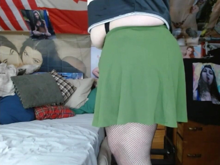 CosmicJones88: Sissy Cosmicjones88 shakes his bbw ass and lady hips