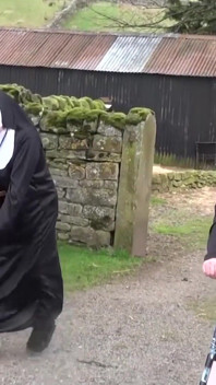 Trisha and Claire are nuns on the run