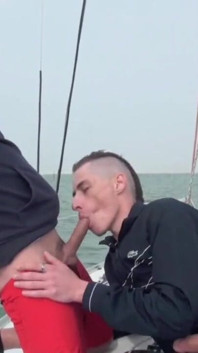 Nick want to be fucked on the sea on the boat but it s not free
