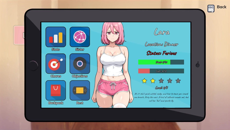 Cumming Gaming: Одна с моей сводной сестрой, игра хентай, табу, эпизод 4, голый сюрприз в коридоре, весь весь мокрый!