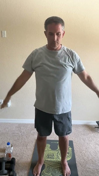 Stretching and lifting weights