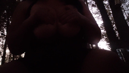 Riderqueen: In the forest outdoor bbw dress