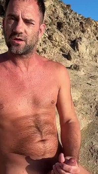 Bleshcouple Naked Fooling Around on the Beach