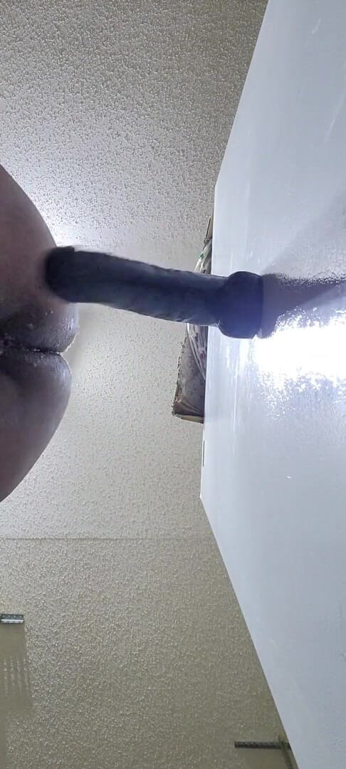 14 Inch Dildo Stretches Me to the Max. It Made Me Piss Cum (Truestarr)
